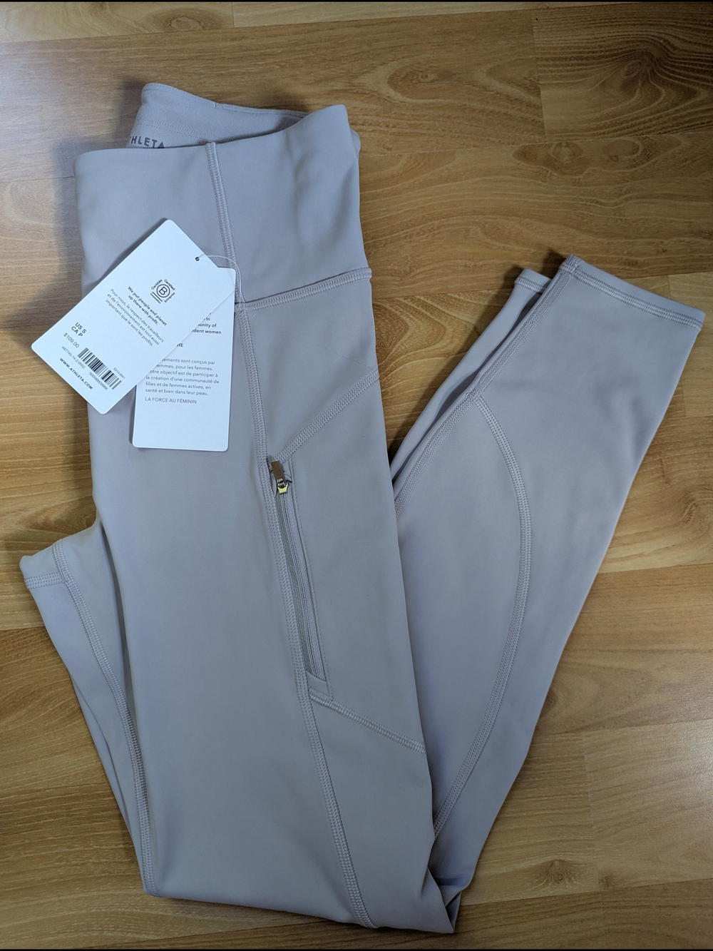 Athleta Rainier Tight Leggings NWT Small Gray